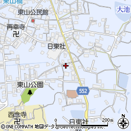 兵庫県姫路市東山543周辺の地図