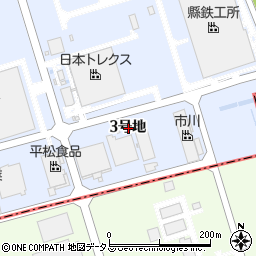 愛知県豊川市御津町佐脇浜３号地周辺の地図