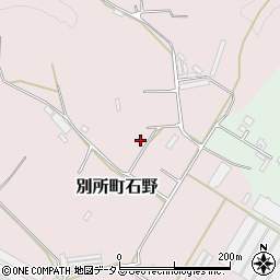 兵庫県三木市別所町石野1345周辺の地図