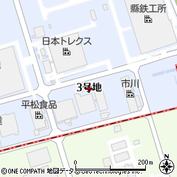 愛知県豊川市御津町佐脇浜（３号地）周辺の地図