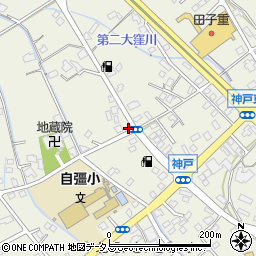 静岡県榛原郡吉田町神戸1673-5周辺の地図