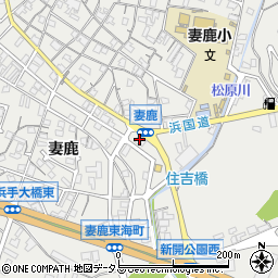兵庫県姫路市飾磨区妻鹿東海町2周辺の地図