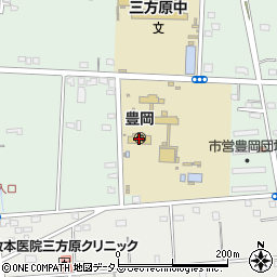浜松市豊岡なかよし館周辺の地図