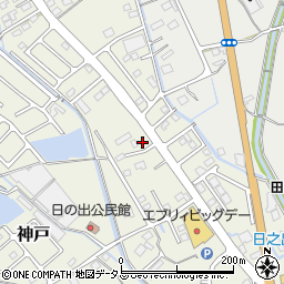 静岡県榛原郡吉田町神戸170周辺の地図