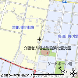 静岡県浜松市浜名区善地1169-8周辺の地図