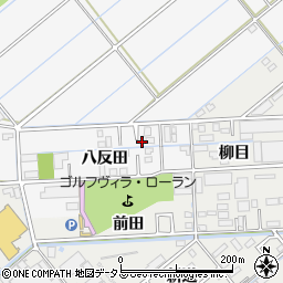 愛知県豊橋市瓜郷町八反田5-7周辺の地図