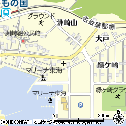 愛知県西尾市東幡豆町宮ケ崎周辺の地図