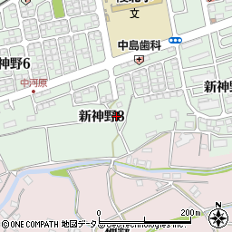 兵庫県加古川市新神野8丁目周辺の地図