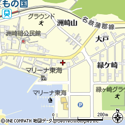 愛知県西尾市東幡豆町（宮ケ崎）周辺の地図