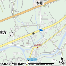 新道伊達方周辺の地図