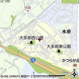 静岡県掛川市大多郎93周辺の地図
