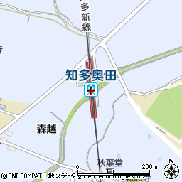 知多奥田駅周辺の地図