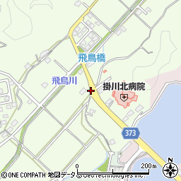 掛川北病院周辺の地図
