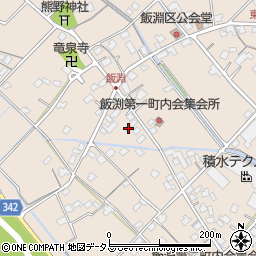 静岡県焼津市飯淵558-3周辺の地図