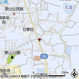 兵庫県姫路市東山546周辺の地図