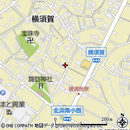 静岡県浜松市浜名区横須賀238-7周辺の地図