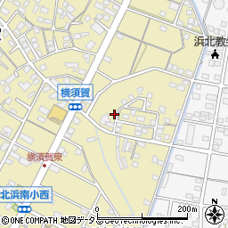 静岡県浜松市浜名区横須賀300周辺の地図