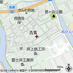 兵庫県姫路市大津区吉美262周辺の地図