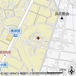 静岡県浜松市浜名区横須賀337周辺の地図