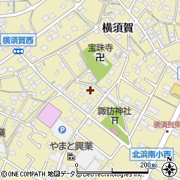 静岡県浜松市浜名区横須賀1127周辺の地図