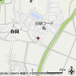 静岡県袋井市春岡986-7周辺の地図