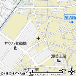 静岡県浜松市浜名区横須賀1667周辺の地図