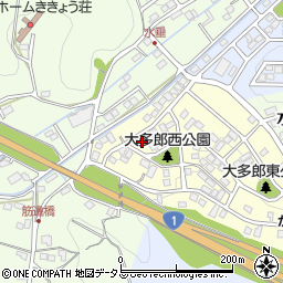 静岡県掛川市大多郎54周辺の地図