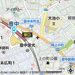 池田泉州銀行蛍池支店 ＡＴＭ周辺の地図