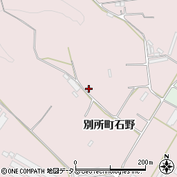 兵庫県三木市別所町石野1018周辺の地図