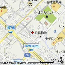 静岡県榛原郡吉田町神戸696-3周辺の地図