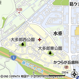 静岡県掛川市大多郎34周辺の地図