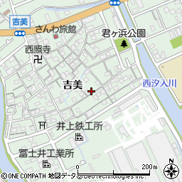 兵庫県姫路市大津区吉美323周辺の地図