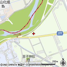 静岡県袋井市上山梨1743周辺の地図