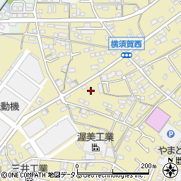 静岡県浜松市浜名区横須賀1198周辺の地図