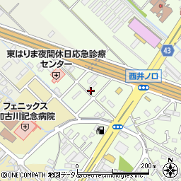 兵庫県加古川市東神吉町西井ノ口371周辺の地図