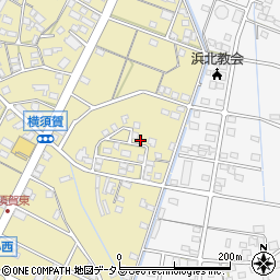 静岡県浜松市浜名区横須賀378周辺の地図