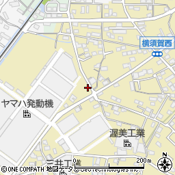 静岡県浜松市浜名区横須賀1670周辺の地図