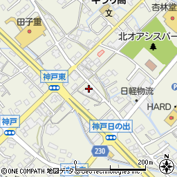静岡県榛原郡吉田町神戸2188-2周辺の地図