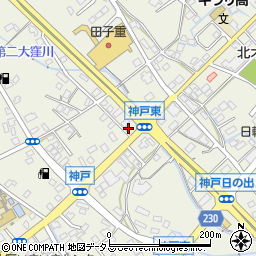 静岡県榛原郡吉田町神戸1637周辺の地図