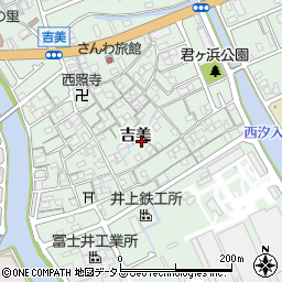 兵庫県姫路市大津区吉美261周辺の地図