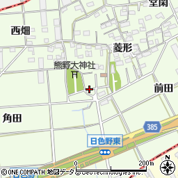 愛知県豊橋市日色野町周辺の地図