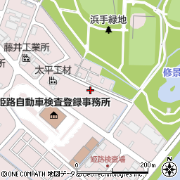 兵庫県姫路市飾磨区中島3296周辺の地図
