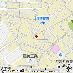 静岡県浜松市浜名区横須賀1191周辺の地図