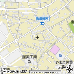 静岡県浜松市浜名区横須賀1189周辺の地図