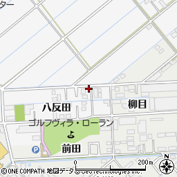 愛知県豊橋市瓜郷町八反田4-1周辺の地図