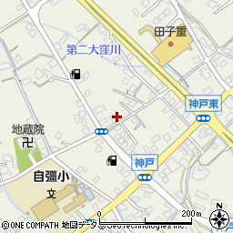 静岡県榛原郡吉田町神戸1670周辺の地図