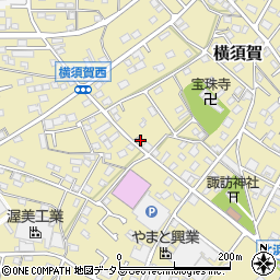 静岡県浜松市浜名区横須賀1161周辺の地図