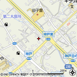 静岡県榛原郡吉田町神戸1639-1周辺の地図