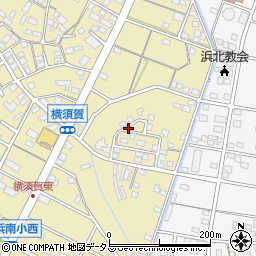 静岡県浜松市浜名区横須賀372周辺の地図