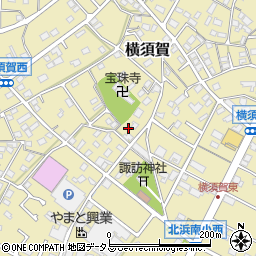 静岡県浜松市浜名区横須賀1072周辺の地図
